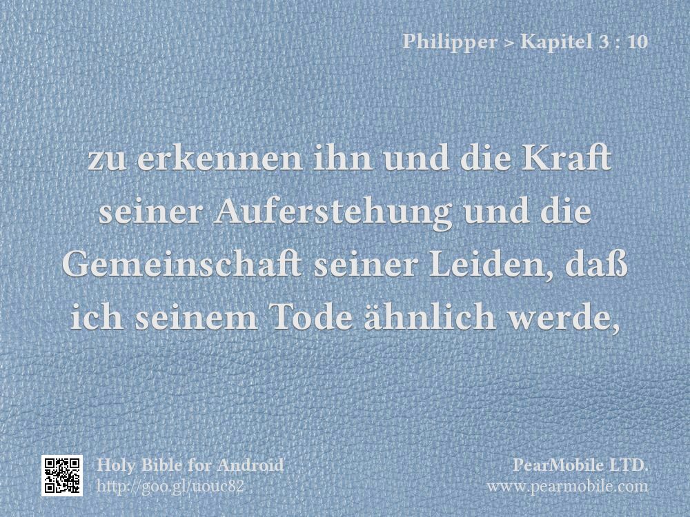 Philipper, Kapitel 3:10